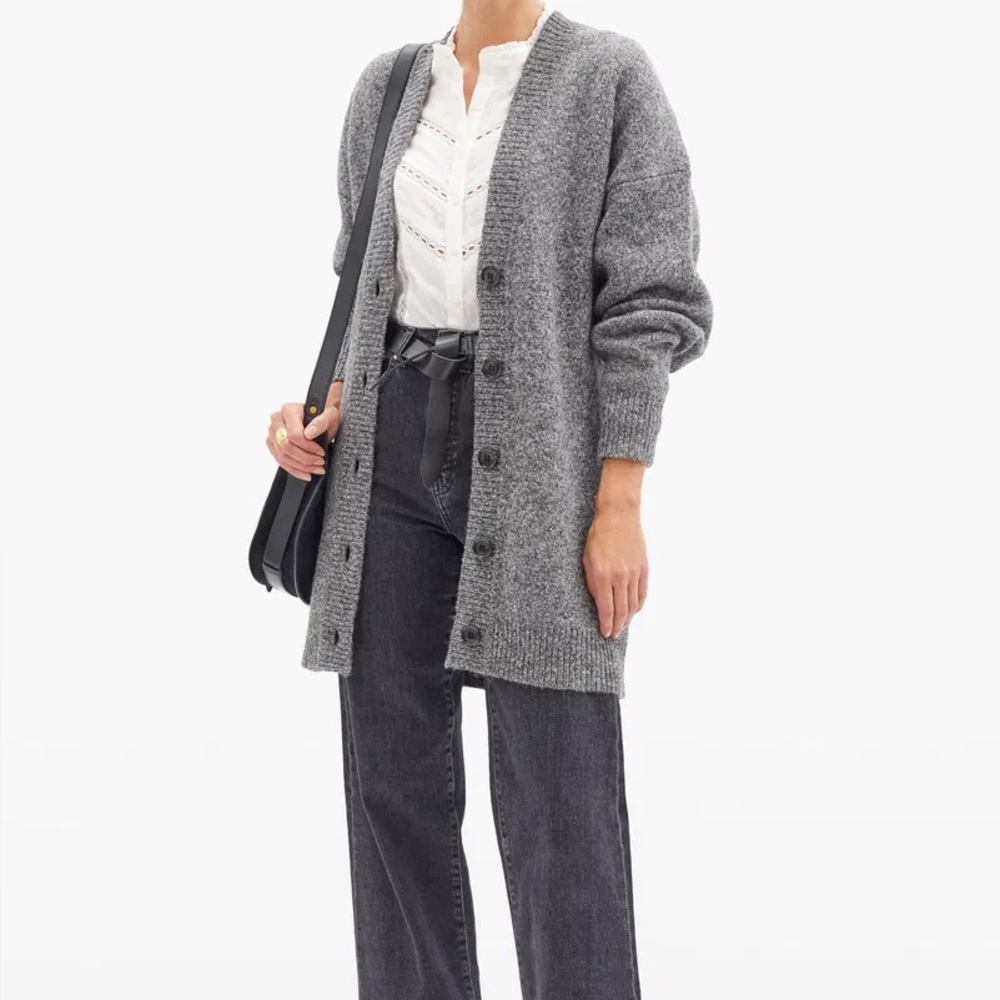 Isabelle Etoile Moana Oversized Wool Blend Cardigan